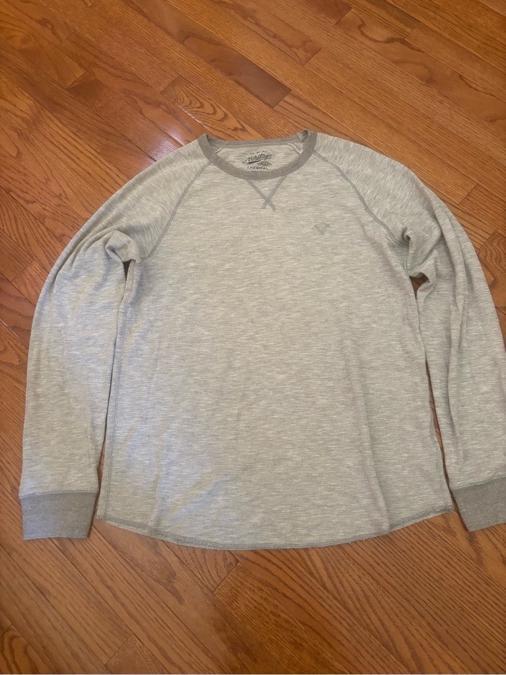 Heritage 1981 Heather Light Gray Long-Sleeve Crewneck
